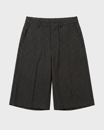 Café Check Shorts