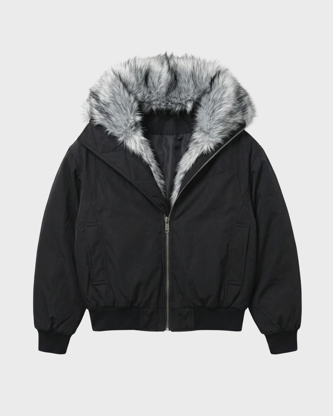 Fur Lined Bomber Jacket