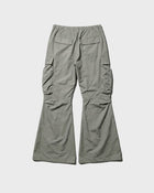 Print Tie Flare Cargo Pants
