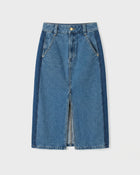 Split Wash Denim Skirt