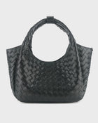 Woven Leather Tote Bag