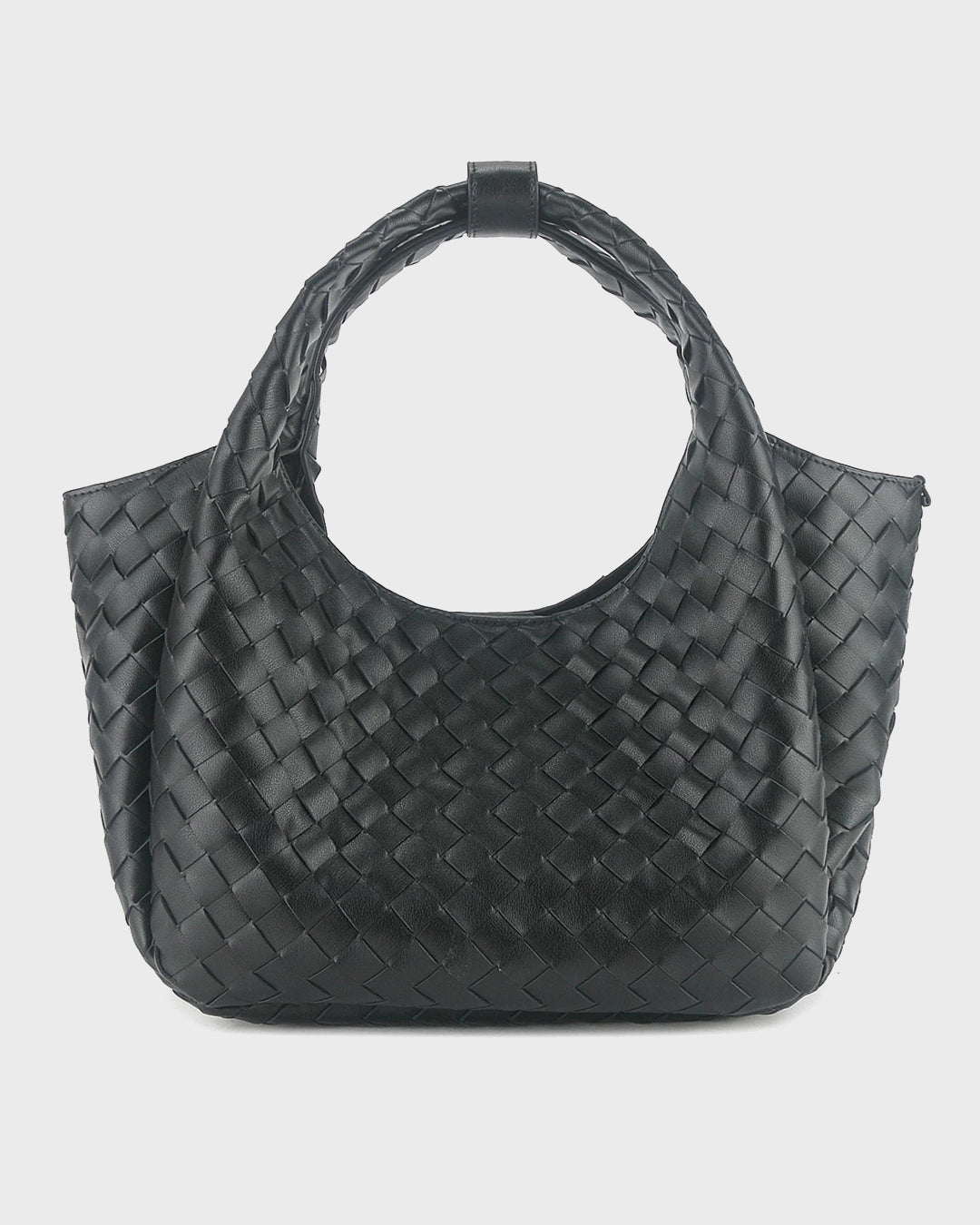 Woven Leather Tote Bag