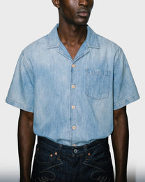 Soft Indigo Camp Shirt