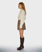 Anni Pleat Mini Skirt