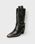 Antique Brass Rodeo Boot