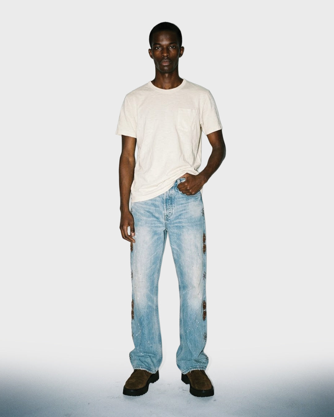 Jewel Seam Bootcut Jeans