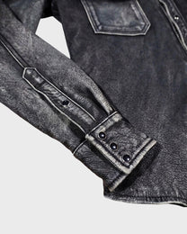 Vintage Leather Ranch Shirt