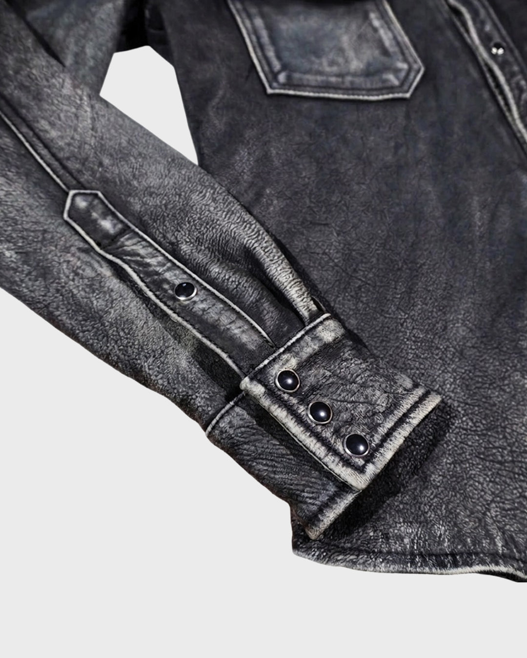 Vintage Leather Ranch Shirt