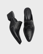 Block Heel Western Slipper