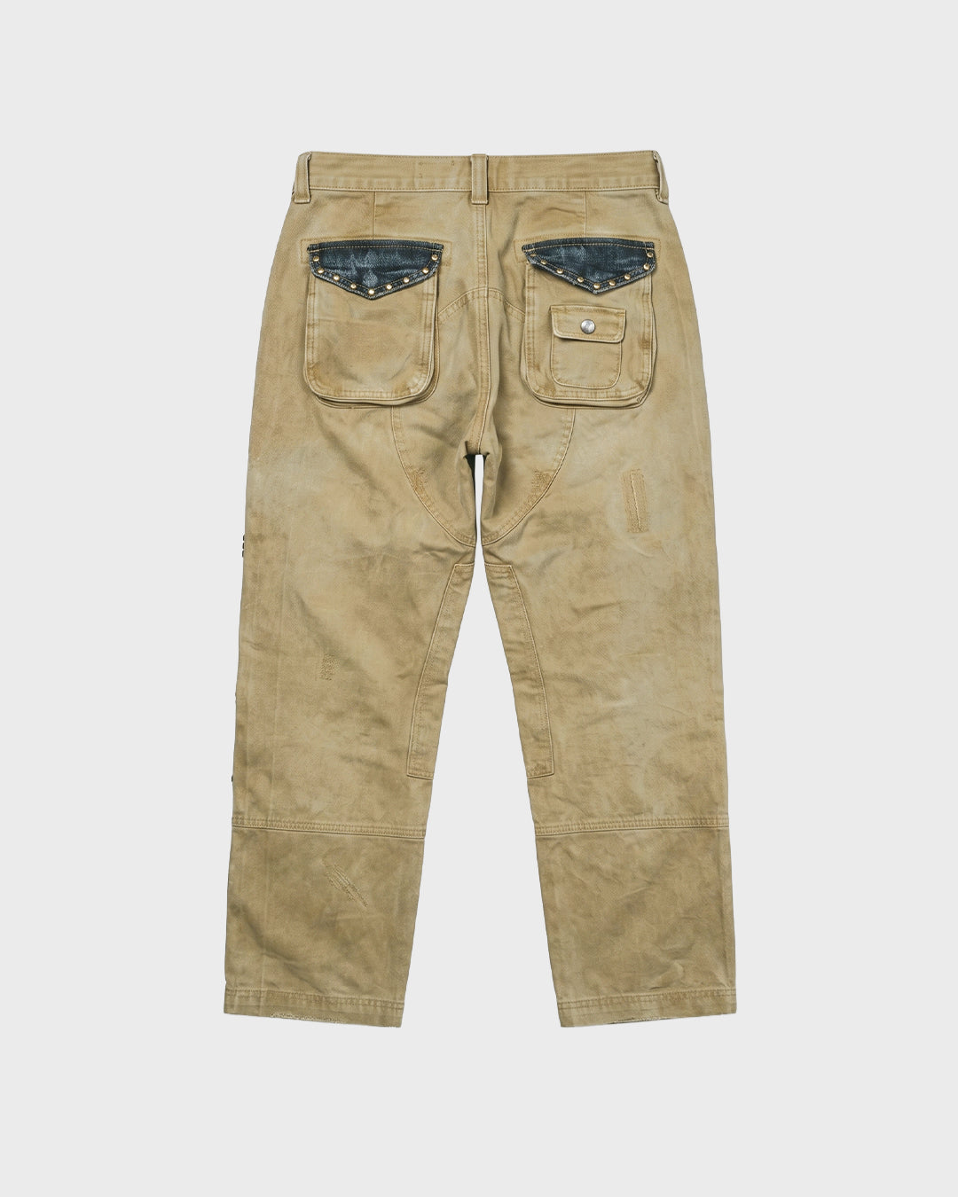 Jewel Denim Patchwork Pant
