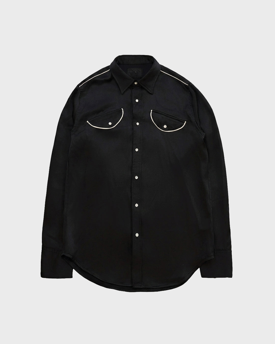 Camicia lunga in raso