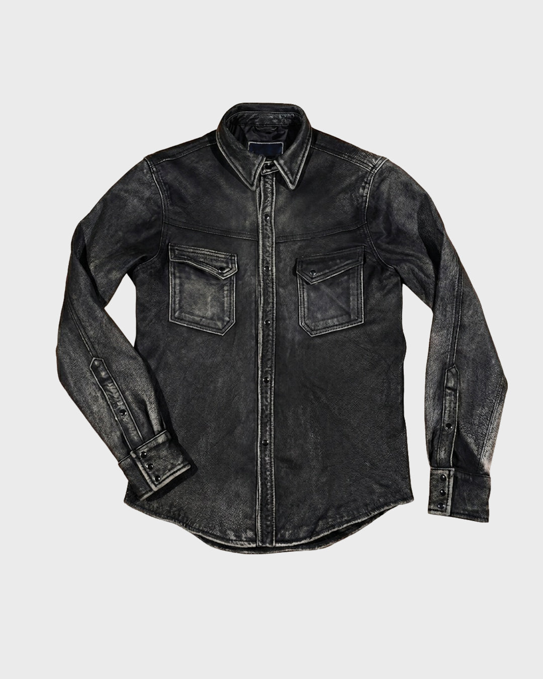 Vintage Leather Ranch Shirt