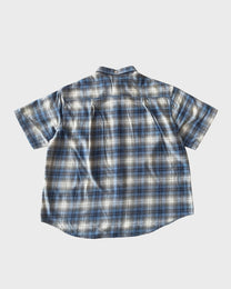 Soft Plaid Crop Shirt