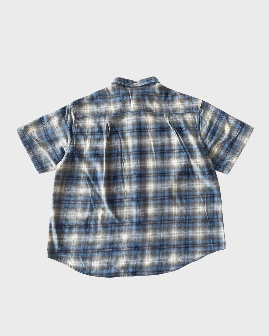 Soft Plaid Crop Shirt