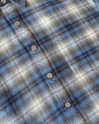 Soft Plaid Crop Shirt