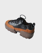 Paneled Leather Trainer