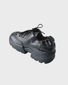 Paneled Leather Trainer