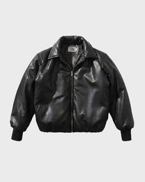 Midnight Coated Bomber Jacket