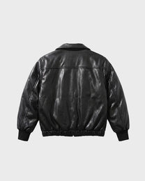 Midnight Coated Bomber Jacket