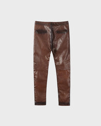 The Crease Leather Trouser