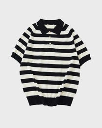 Block Stripe Polo