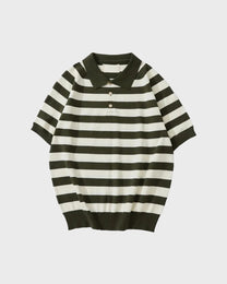 Block Stripe Polo
