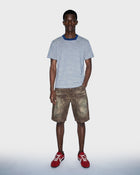 T-shirt Breton a Scollo Quadrato