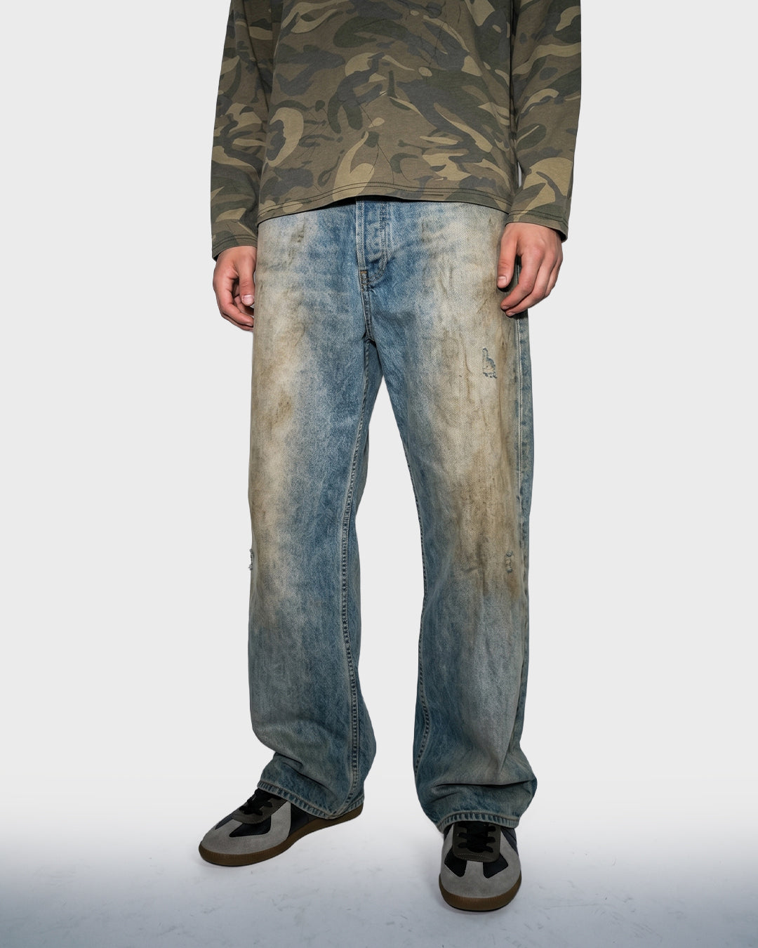 Sediment Wide Leg Jeans