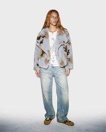 Spotted Sherpa Fleece Jacket
