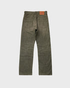 Pantalones Vaqueros de Orillo Oliva de 14oz