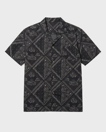 Paisley Grid Camp Shirt