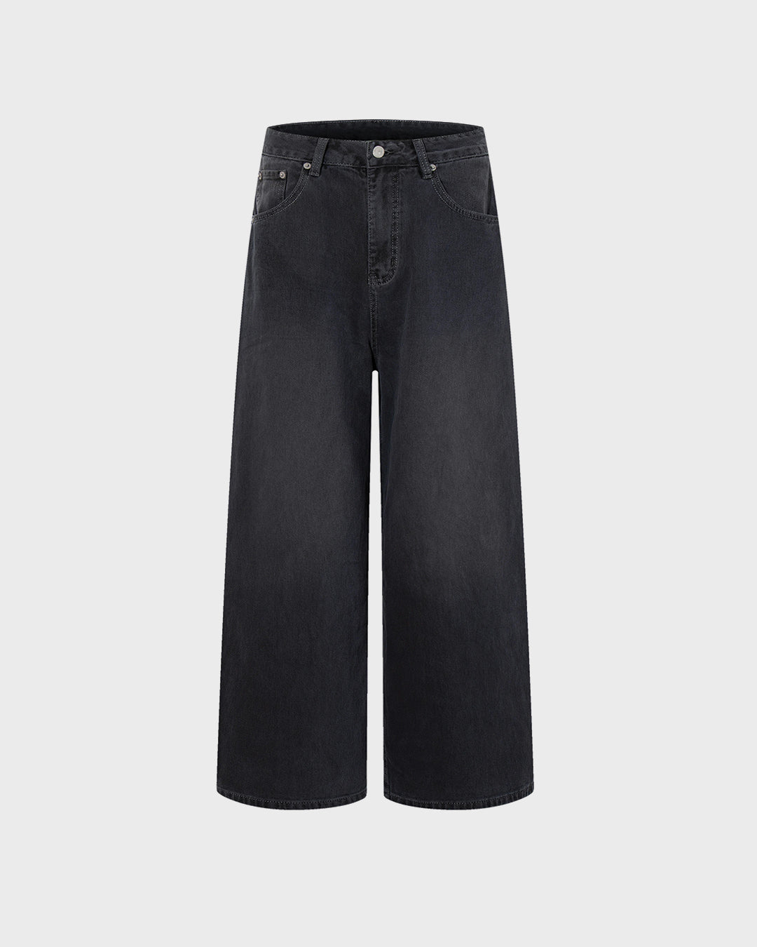 Jeans larghi neri carbone