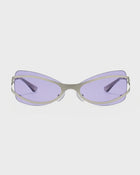 Traced Oval Sunglasses