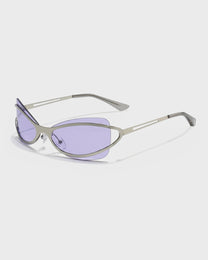 Traced Oval Sunglasses