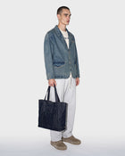 Raw Denim Tote Bag