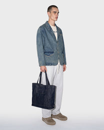 Raw Denim Tote Bag