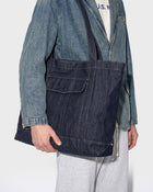 Raw Denim Tote Bag