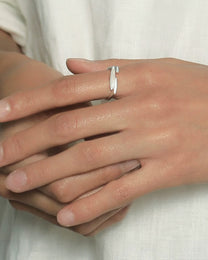 Marquise Offset Ring