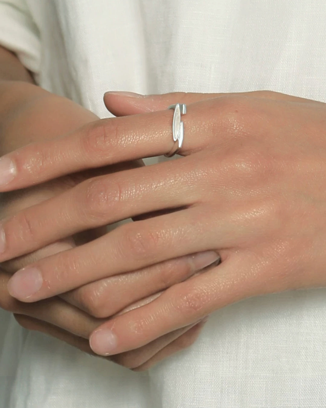 Marquise Offset Ring