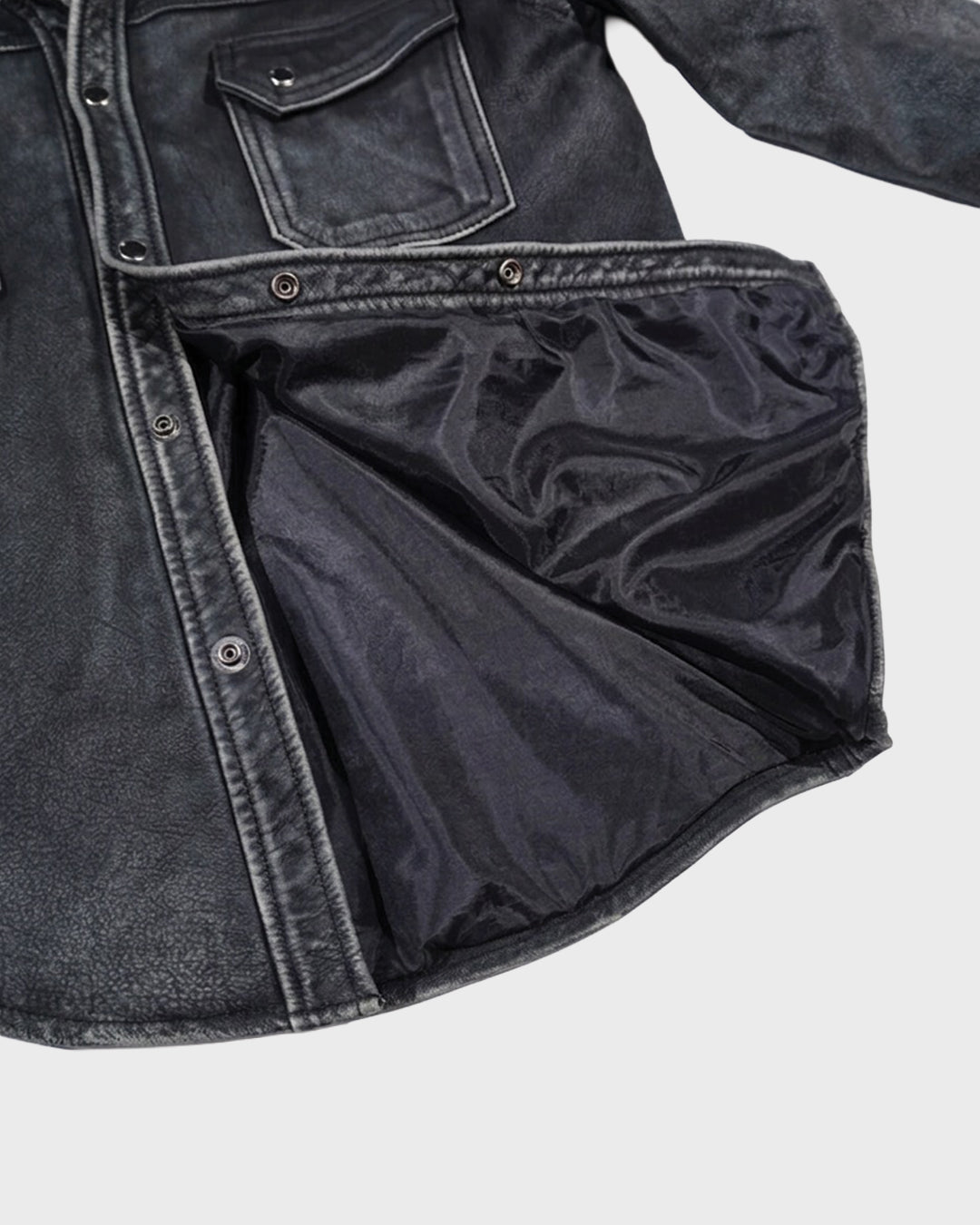 Vintage Leather Ranch Shirt