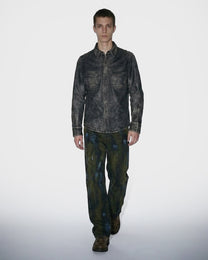 Vintage Leather Ranch Shirt