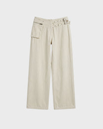 Double Buckle Jeans