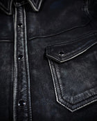 Vintage Leather Ranch Shirt