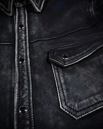 Vintage Leather Ranch Shirt