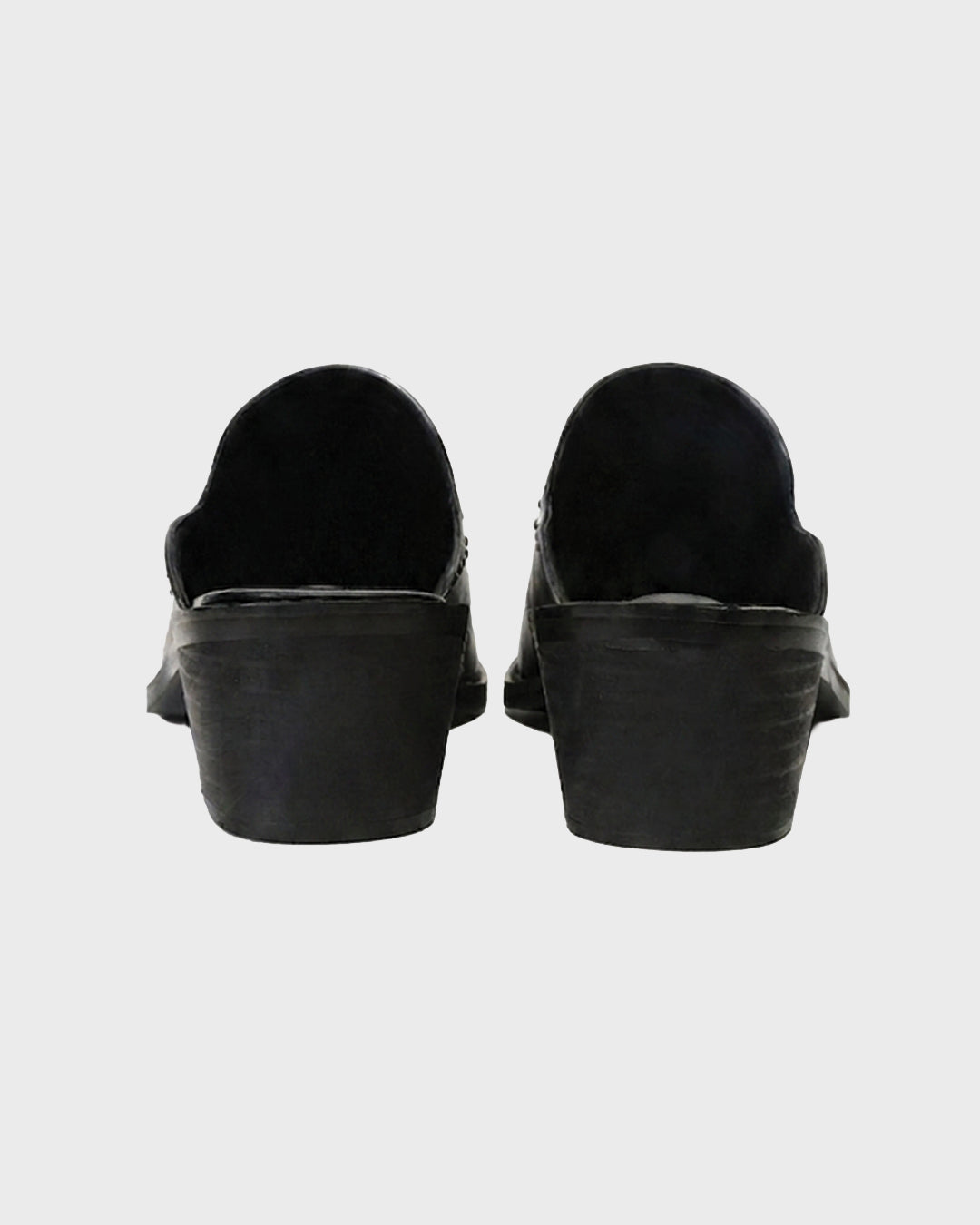 Block Heel Western Slipper
