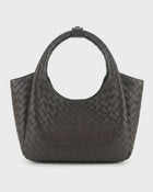 Woven Leather Tote Bag