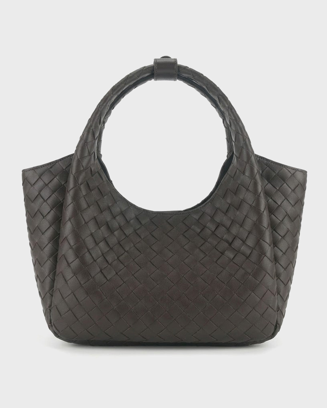 Woven Leather Tote Bag