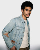 Giacca di jeans rielaborata