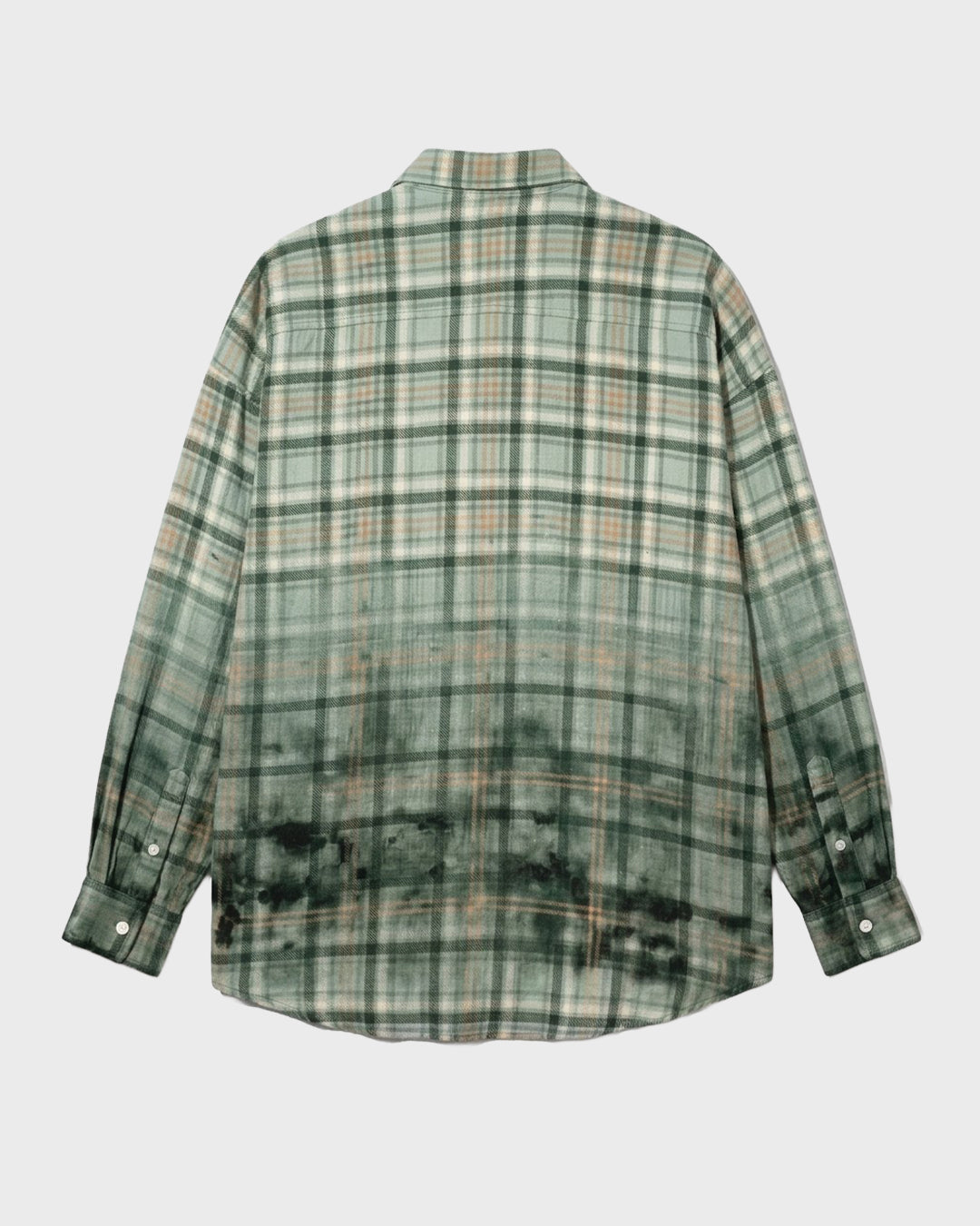 Cloud Wash Plaid Blouse