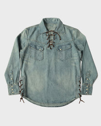 Leather Lace Rodeo Shirt